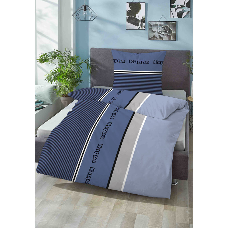 Blue Standard Cotton 2 Piece Set