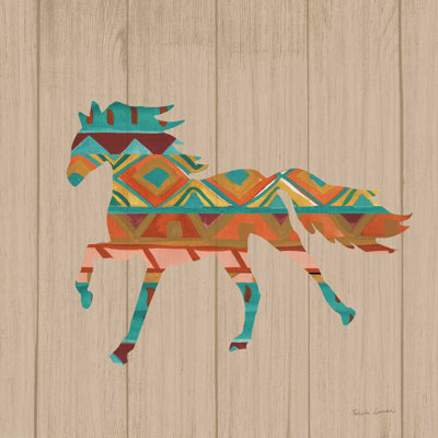 Southwestern Vibes IV sur noyer