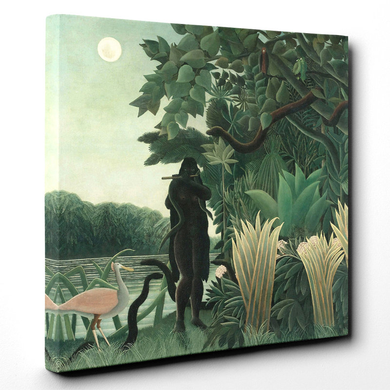 Henri Rousseau - Wrapped Canvas Painting, 50cm H x 50cm W