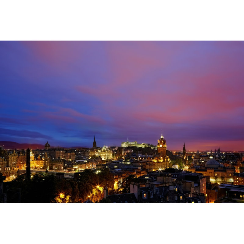 Burko Edinburgh, Écosse - Photographie sur toile tendue, H 12 po x l 18 po
