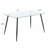 Glass Rectangular Dining Table(Only Table)