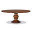 Tuscan Round Solid Wood Pedestal Dining Table-697155890