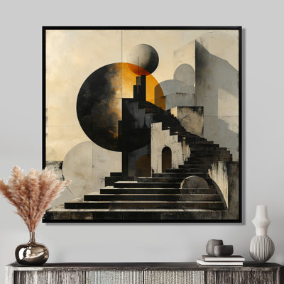 Hidden Stairways To Nevermore - Abstract Landscape Wall Art