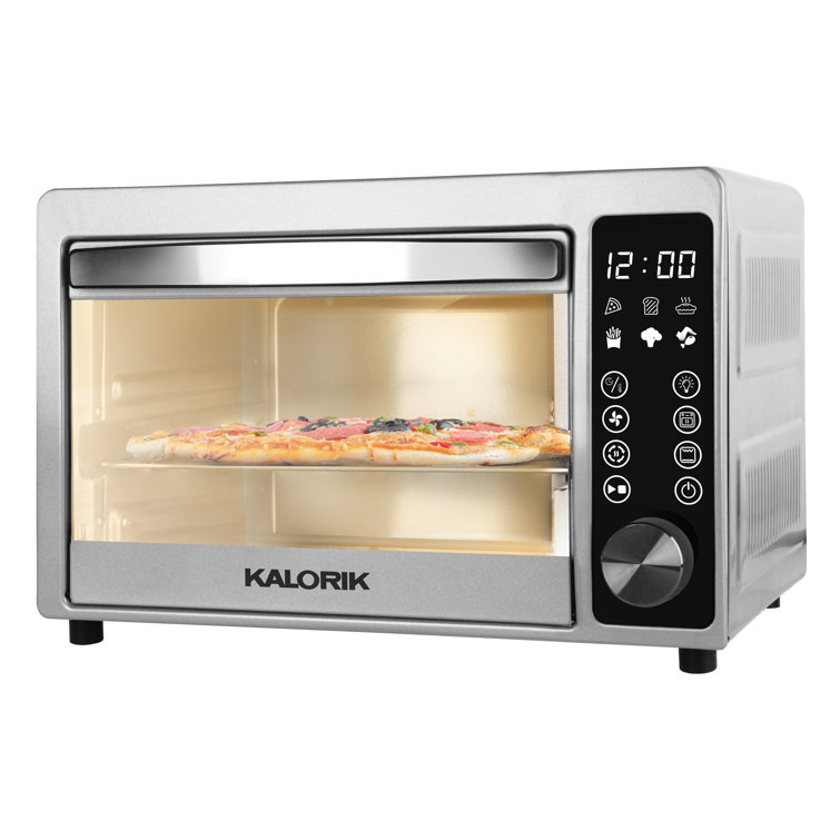 Kalorik® 22 Quart Touchscreen Air Fryer Toaster Oven in Silver