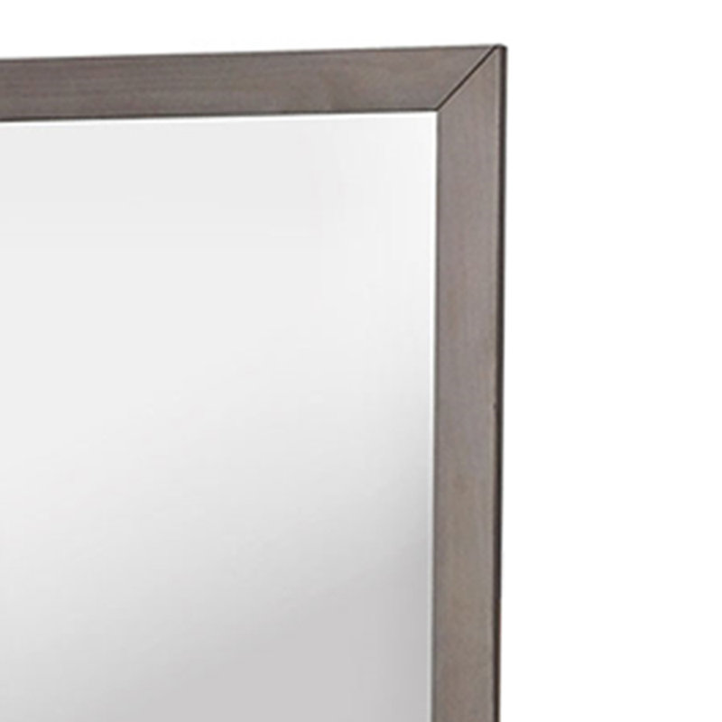 Miroir de commode mid-century modern Maspeth, Gris