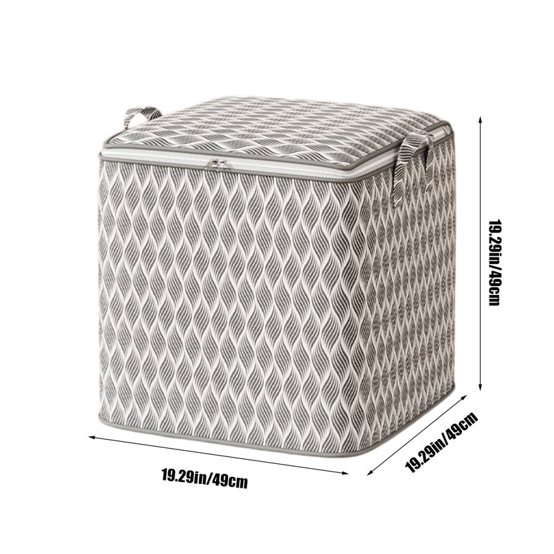  Grands sacs de rangement pour vêtements, organisateurs et rangement de placard robustes, bacs de rangement pliables pour vêtements avec couvercles, contenants de rangement pour couverture, édredon, oreiller, literie