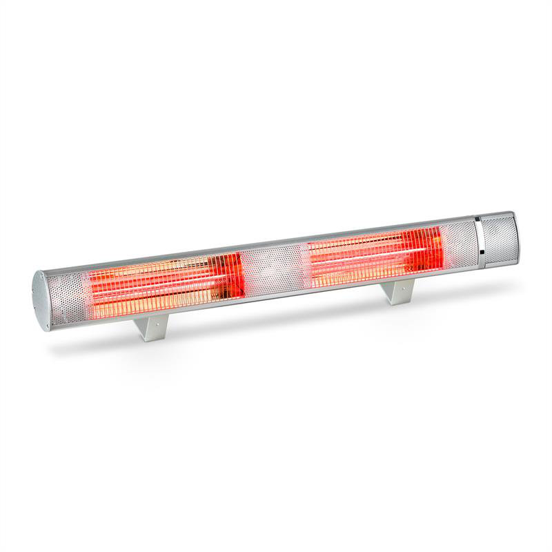 Gold Bar Electric Ceiling Mounted Patio Heater, White