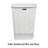 Mind Reader Mesh Trash Can, Waste Paper Basket, Square, Office, Metal Mesh, 9.75"L x 9.75"W x 12.25"H, Set of 2-112008516-112008517