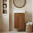 Modern Floating Bathroom Vanity with Intergrated Ceramic Basin and Storage