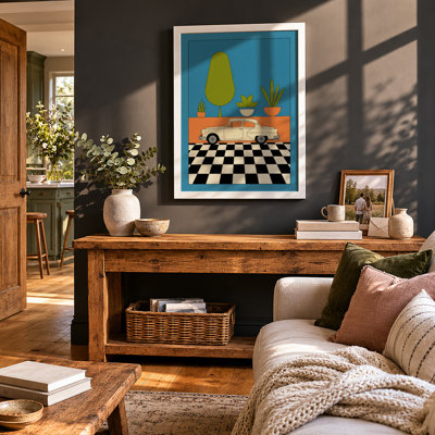 Motor Mid-Century - Framed Print