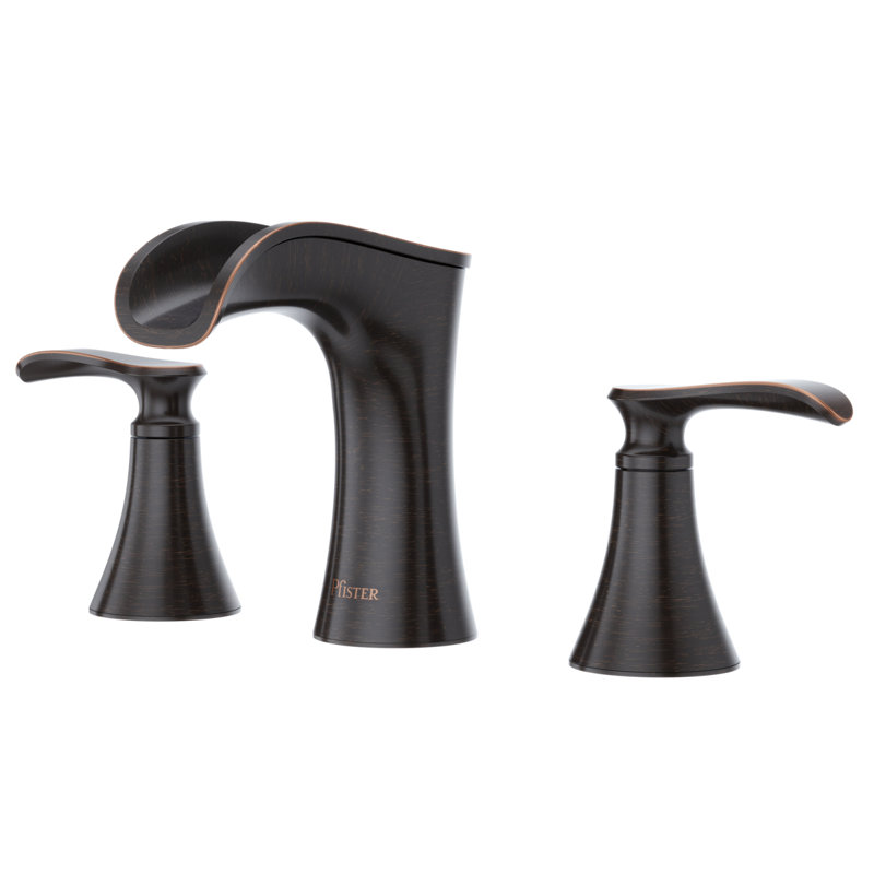 Jaida Widespread Bathroom Faucet with Drain Assembly, Tuscan Bronze