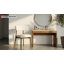 Chaise d'appoint rembourrée en bois massif-582501494
