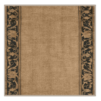 Machine Washable French Brown Area Rug
