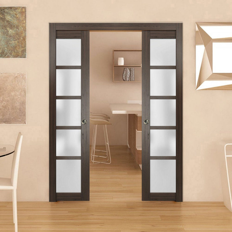 Dalle de porte standard en bois manufacturé Quadro, 36 po x 80 po