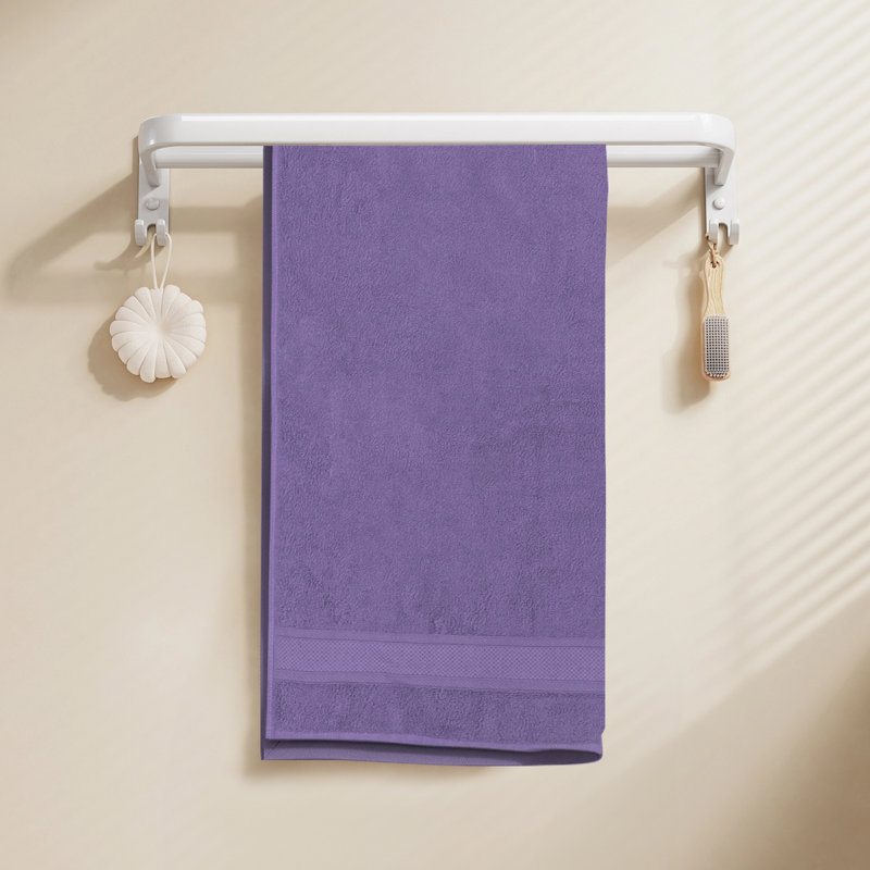 Oversized Bath Sheet 35" x 70", 100% Cotton Bath Towel, Soft, Highly Absorbent and Quick Drying Towel, Mauve clair