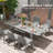 Outsunny Expandable Patio Table （Only Include Table)