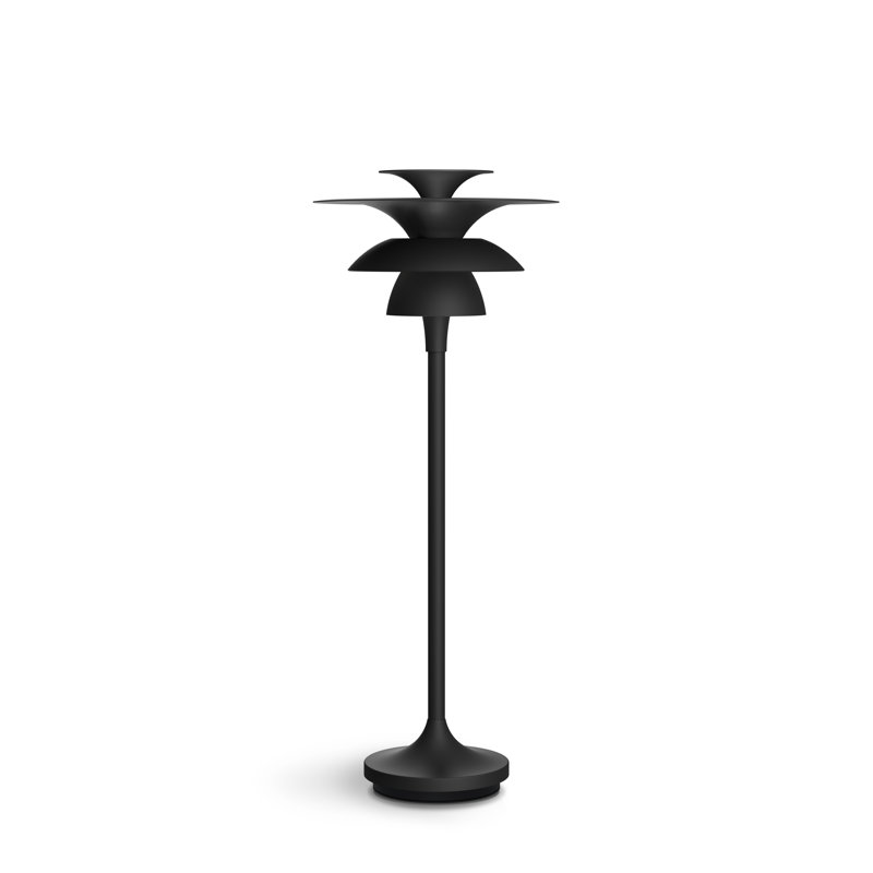 Picasso Metal Novelty Lamp, Flat Black