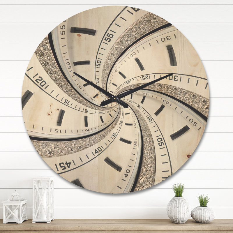 Horloge murale Swirled Time Vortex, Très grand