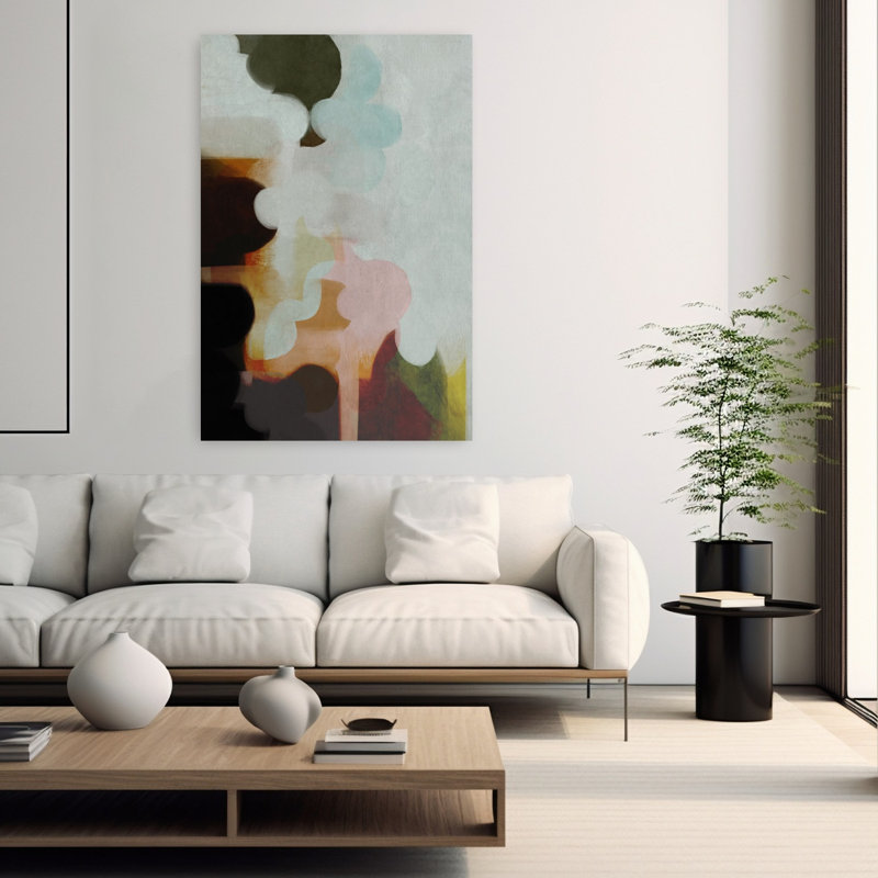 Art contemporain contemporain abstrait, H 60 po x l 40 po