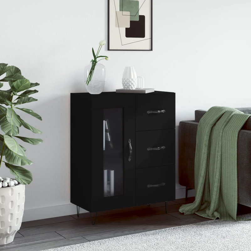 Maykol 69.5cm Sideboard, Black
