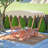 Outdoor Waterproof Solid Wood Picnic Table And Bench Set With Removable Canopy - Suitable For All-Weather Patios, Gardens, Decks, Parks, Beaches