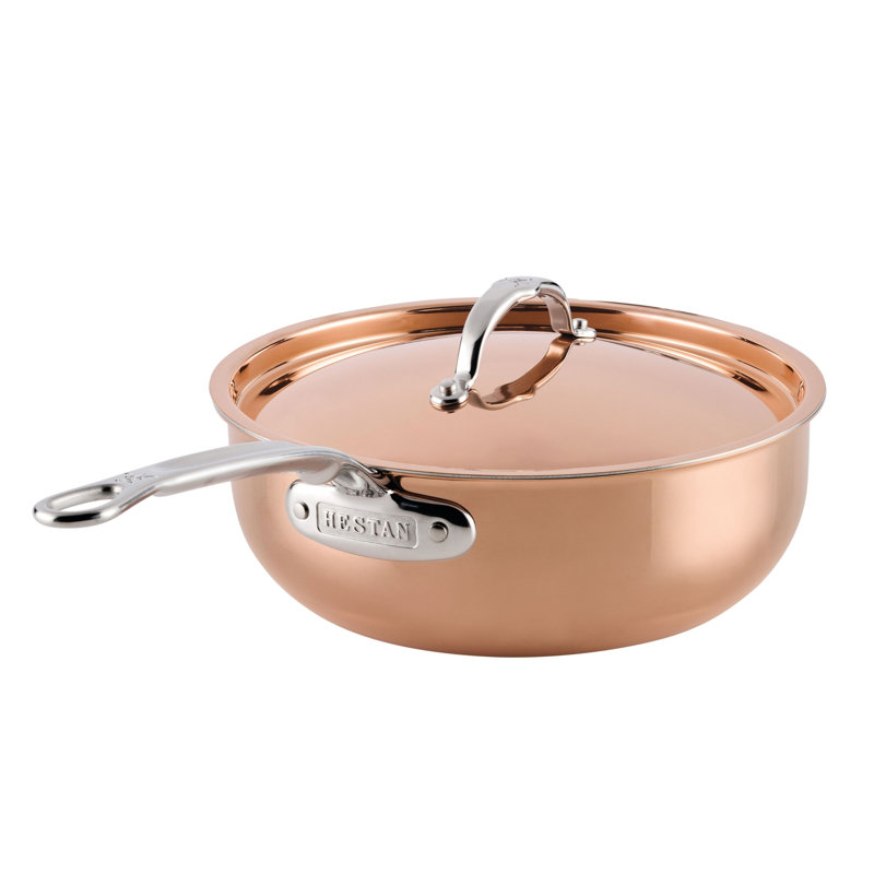 CopperBond® Aura 3.5-Quart Professional Copper Essential Pan with Lid