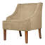 Daryann Savoy Swoop Upholstered Velvet Armchair-159148033-159148471