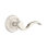 Cortina Wave/Drop Passage (Hall & Closet) Door Lever with Round Rosette