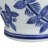 5” Porcelain Ginger Jar with Blue and White Floral Design, Traditional Lidded Jar for Tabletop, Mantel, Storage, or Centerpiece Display