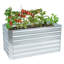 Lit de jardin surélevé pour l'extérieur en acier galvanisé Rondrick - l 4 pi x P 2 pi x H 2 pi-1817885145-1868494454