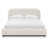 Ares Queen Bed in Froth White Boucle