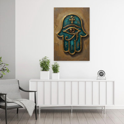 Art mural Hamsa for Protection From Envy
