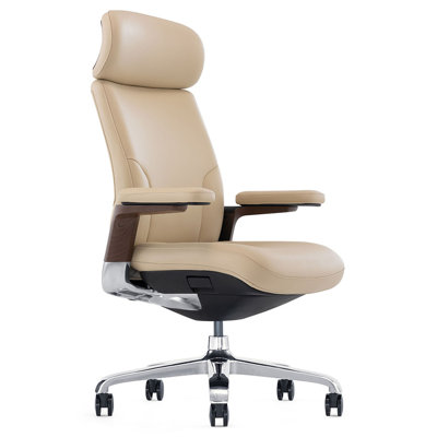 Genuine Leather Ergonomic Executive Chair by FURIJING