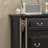 Black Solid wood Shoe Storage