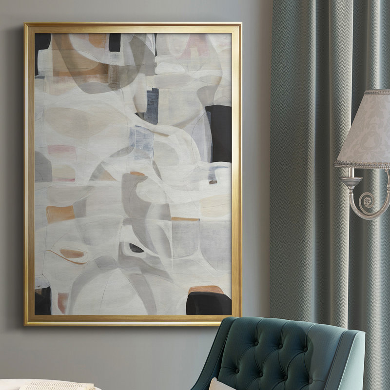 " Windswept ", Gold Framed, 24.5" H x 18.5" W x 1" D