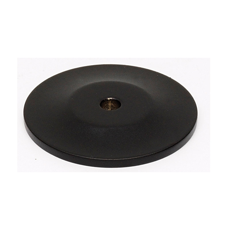 Plaque traditionnelle, Noir mat, H 1,25 po x l 1,25 po x P 0,125 po
