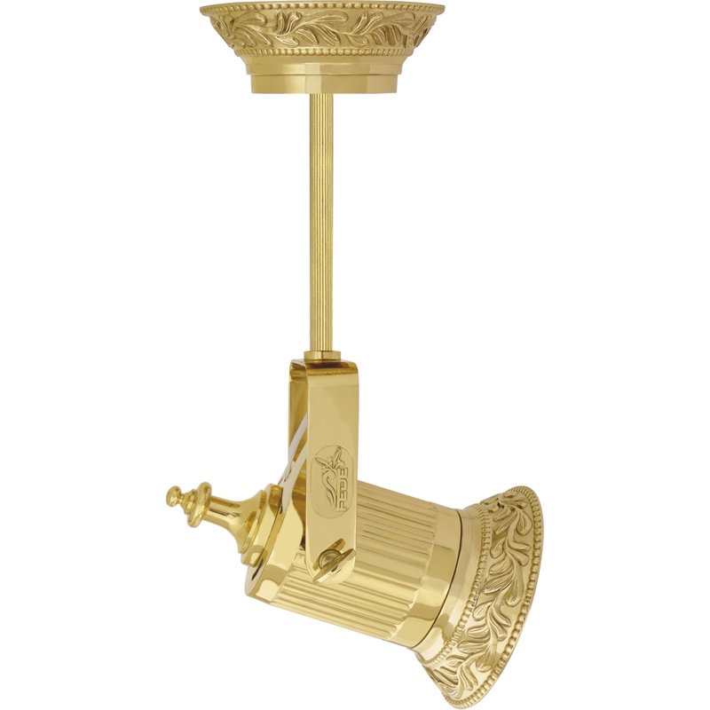 VIENNA LED Semi Flush Mount, Bright Gold