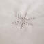 Frosted Snowflake Embroidered Duvet Cover Set-137386327