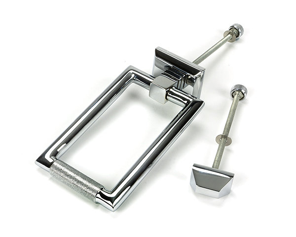 Brompton Door Knocker, Polished Chrome