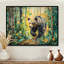 Ours dans la forêt printanière II - ours, art mural-1432134209-1432134210-1432134215