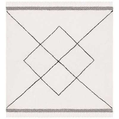 Tapis ivoire / noir Easy Care 210