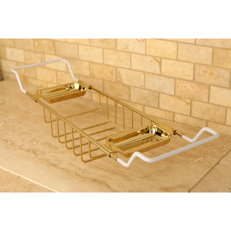 Kingston Brass Vintage Bathtub Caddy Tray, Polished Brass
