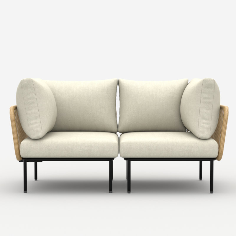 Ensemble de 2 chaises de coin Layinsun