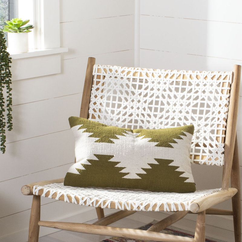 Balzer Geometric Cotton Throw Pillow