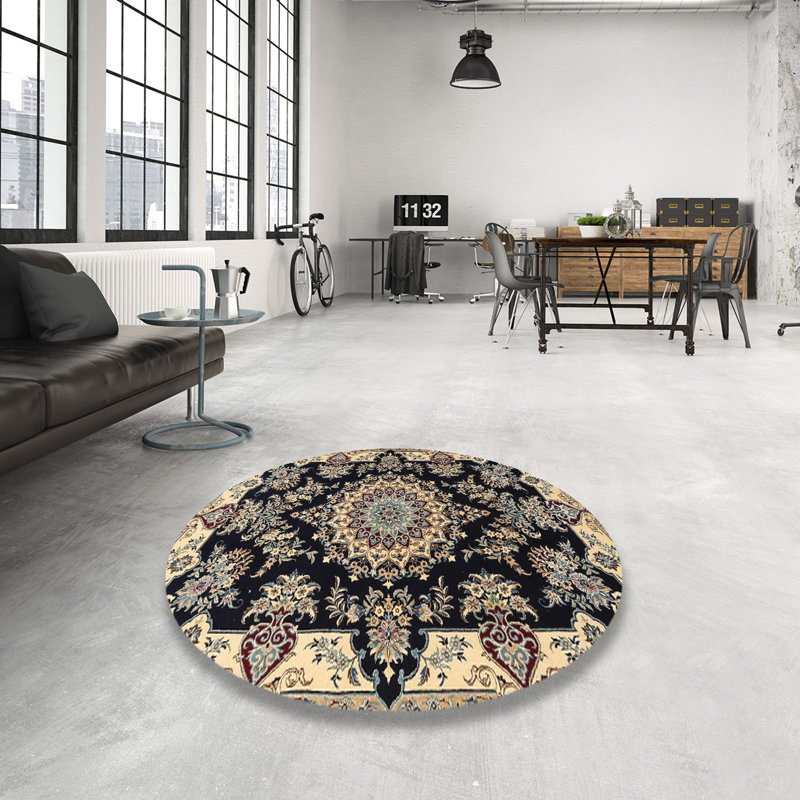 Brittaney Oriental Indoor Rug, Round 6'