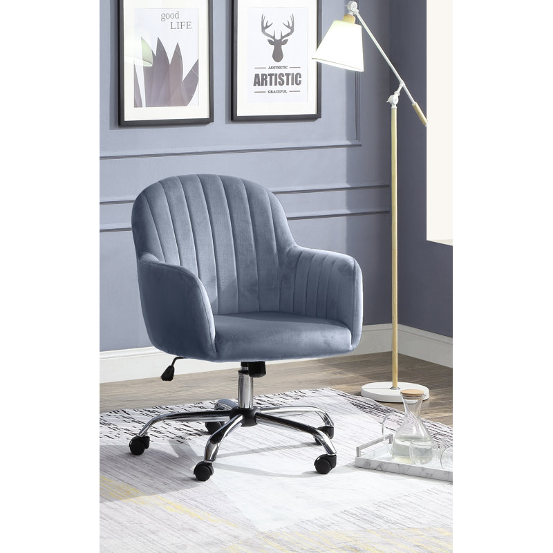 Alizia Polyester Blend Executive Chair, Gray