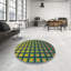 Tapis vert à motif géométrique Saito-155917952