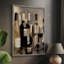 Étagère à vin I, reproduction encadrée - bois massif-1926854041