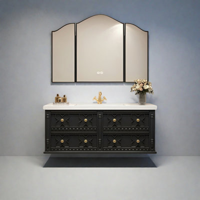 Armoire de salle de bain style français