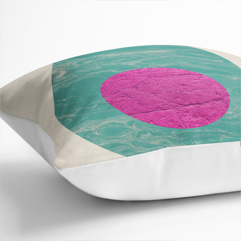Avocado Square Throw Cushion, White, 55cm H x 55cm W x 20cm D